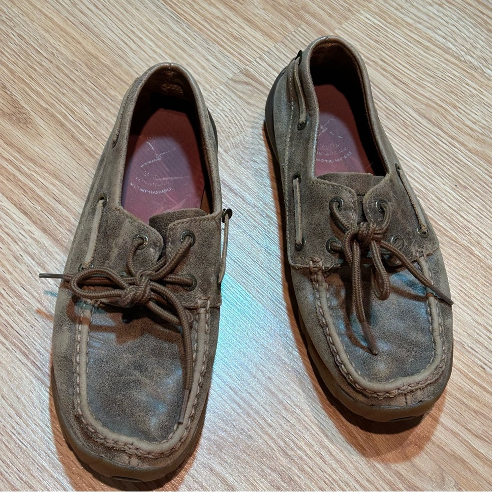 Women’s twisted x boat shoes driving moc 7.5 style wdw0003‎